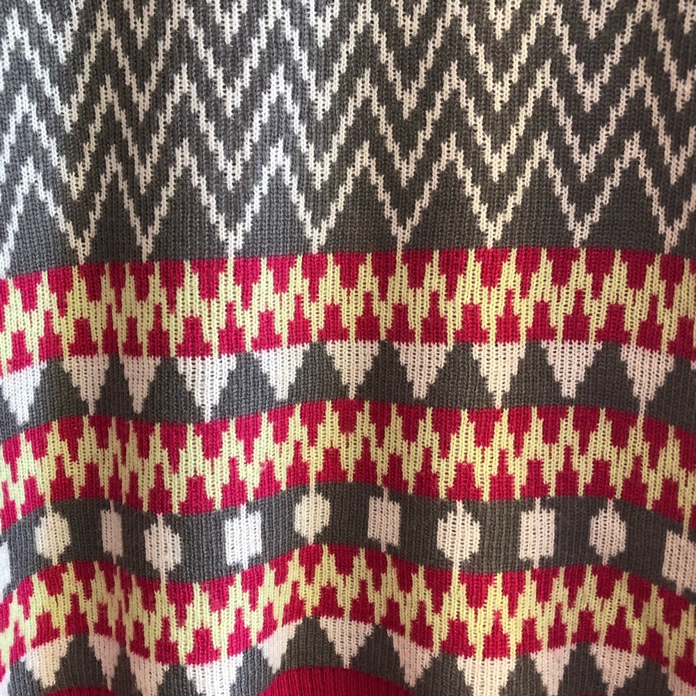 Xhilaration Geometric Drop-Shoulder Cardigan - Picture 4 of 4